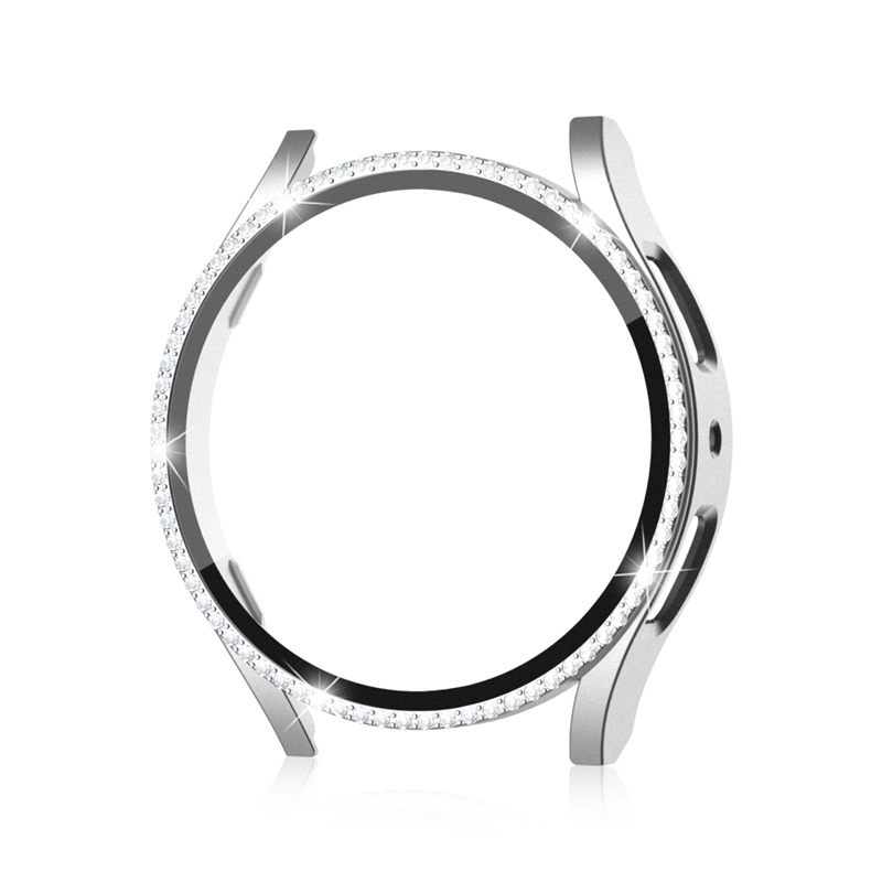 CBWPC-07 Nuovo custodia per protezione a schermo in vetro temperato per PC Bling per Samsung Galaxy Watch 5 44mm 40mm