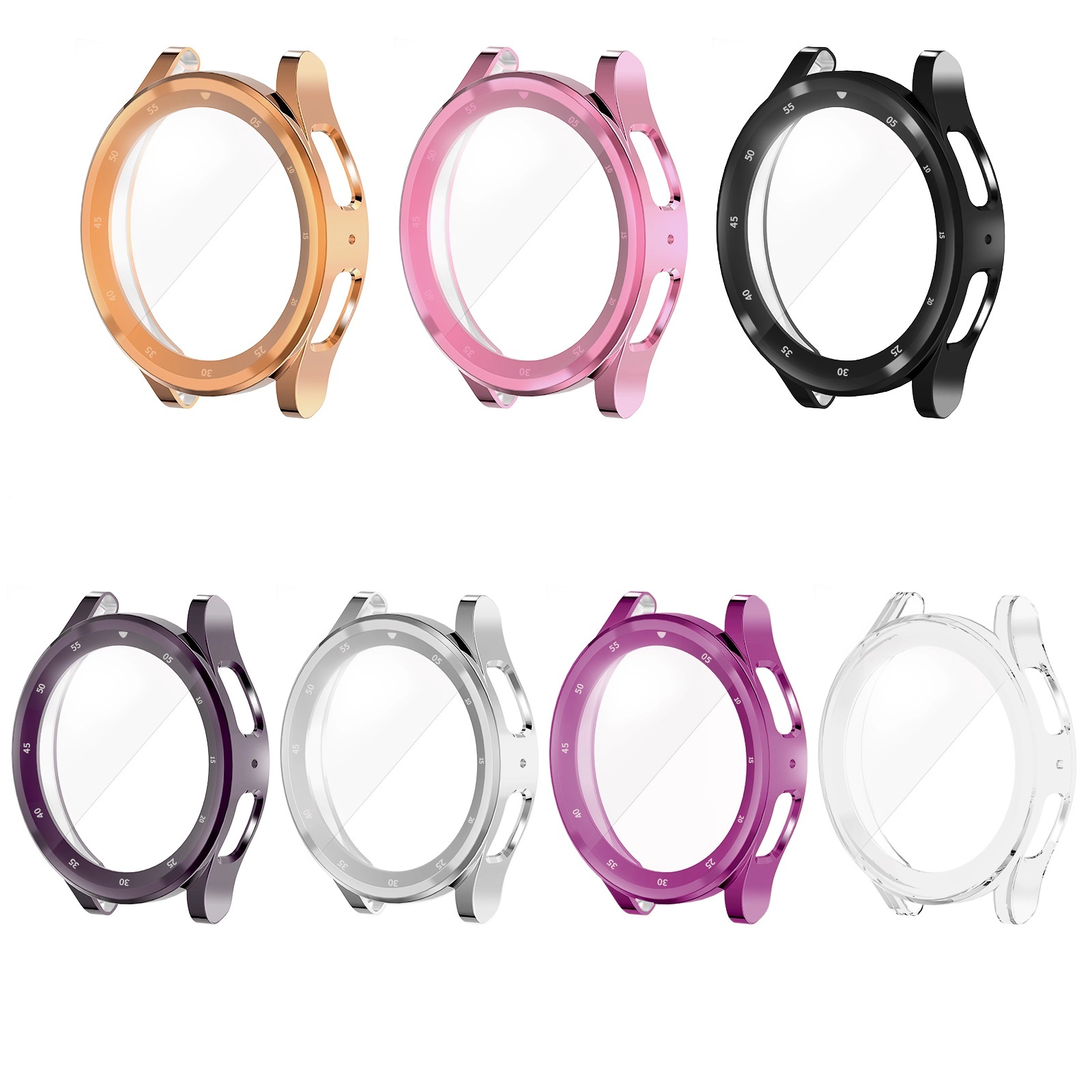 CBWPC-09 Case de reloj inteligente TPU electroplacado para Samsung Galaxy Watch 5 Pro 45 mm