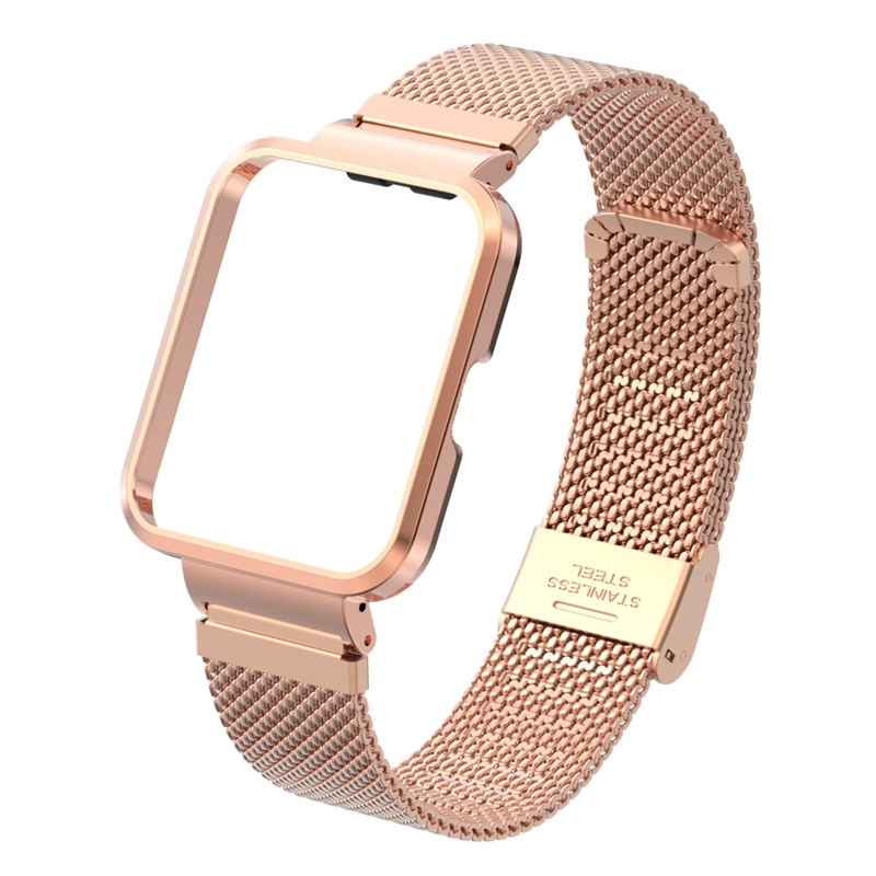 CBXM-W04 MESH roestvrijstalen pols horlogeband voor Xiaomi Mi/Redmi Watch 2 Lite