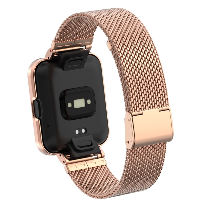 CBXM-W04 MESH roestvrijstalen pols horlogeband voor Xiaomi Mi/Redmi Watch 2 Lite