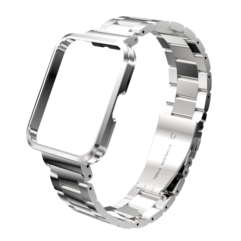 CBXM-W05 Sobre de bande de montre en acier inoxydable en métal solide pour Xiaomi Redmi Mi Watch 2 Lite