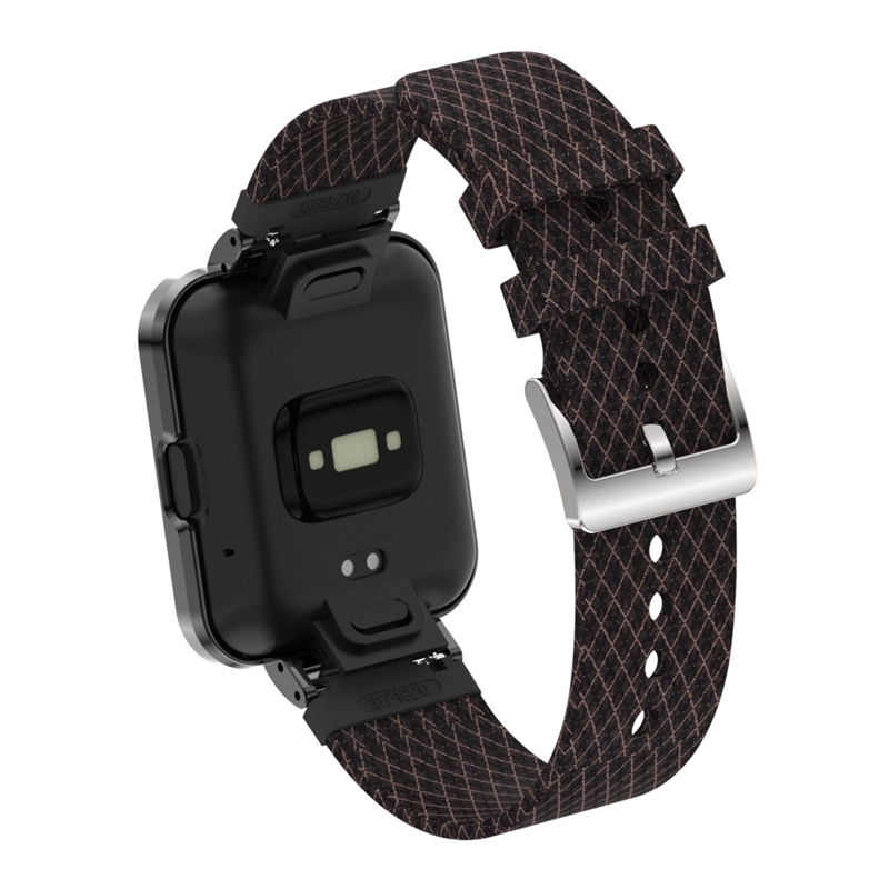 CBXM-W09 Denim Canvas Fabric Watch Band Strap For Xiaomi Mi Redmi Watch 2 Lite