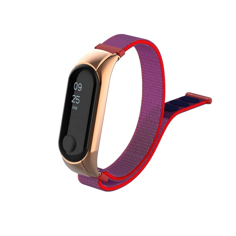 CBXM301 Xiaomi Mi Band 3 Renkli Dokuma Naylon Saat Sapanlar