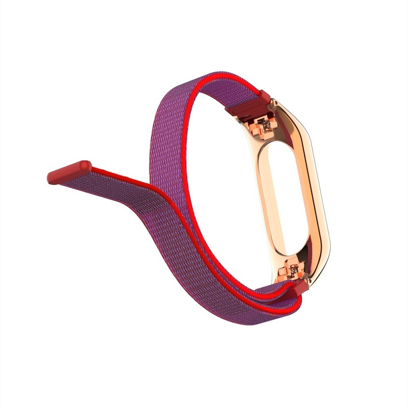 CBXM301 Xiaomi Mi Band 3 Renkli Dokuma Naylon Saat Sapanlar