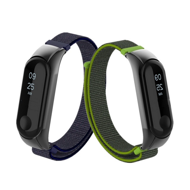 CBXM301 Xiaomi Mi Band 3 Renkli Dokuma Naylon Saat Sapanlar