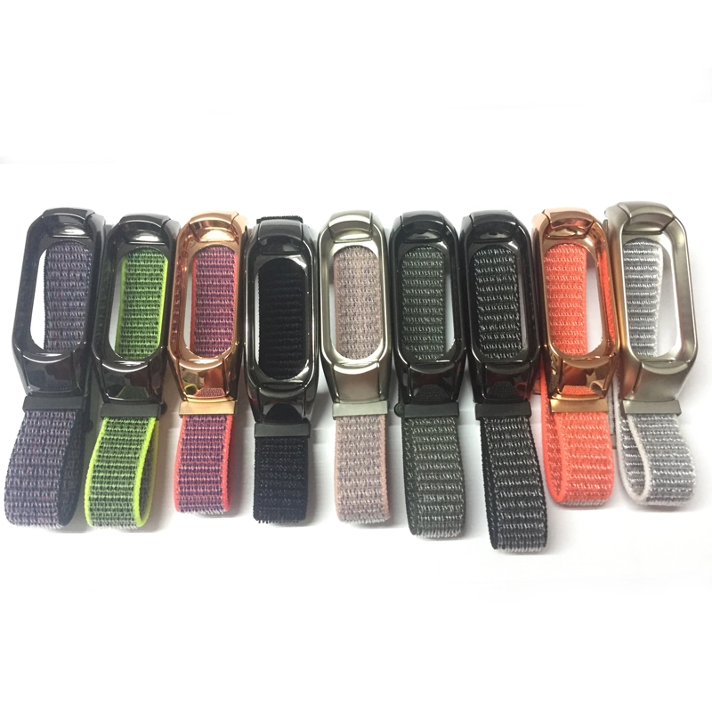 CBXM301 Xiaomi Mi Band 3 Renkli Dokuma Naylon Saat Sapanlar