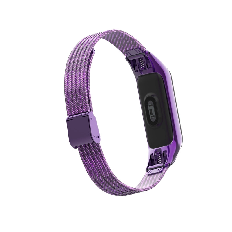 Correa de reemplazo de acero inoxidable CBXM306 Wave Design para Xiaomi Mi Band 3