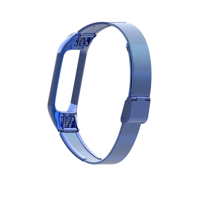 CBXM307 Correa de reemplazo de acero inoxidable de malla estilo brazalete para Xiaomi Mi Band 3