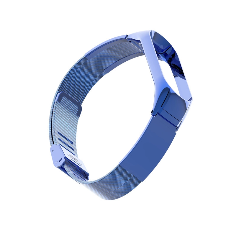 CBXM307 Correa de reemplazo de acero inoxidable de malla estilo brazalete para Xiaomi Mi Band 3