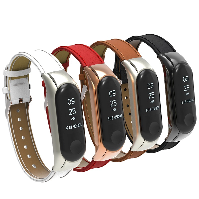 CBXM328 Новый стильный кожаный ремешок для Xiaomi Mi Band 3