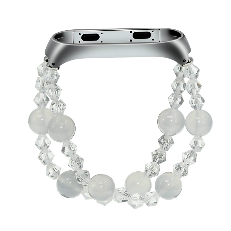 CBXM339 Bransoletka Crystal Bead Stretch elastyczny pasek na nadgarstek dla Xiaomi Mi Band 3 2