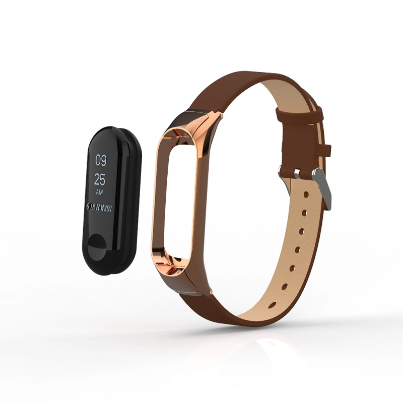 CBXM342 Neue Metallschnalle Bunte Schlanke Lederband Für Xiaomi Mi Band 3