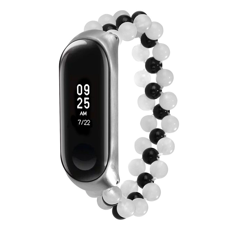 CBXM348 Trendybay女性女の子ファッションビーズ弾性ブレスレットストラップXiaomi Mi Band 3