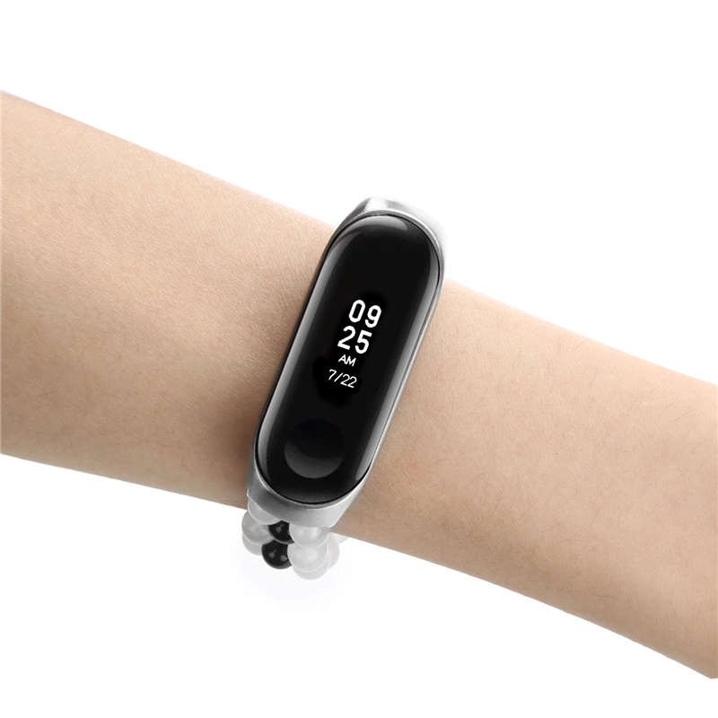 CBXM348 Trendybay女性女の子ファッションビーズ弾性ブレスレットストラップXiaomi Mi Band 3