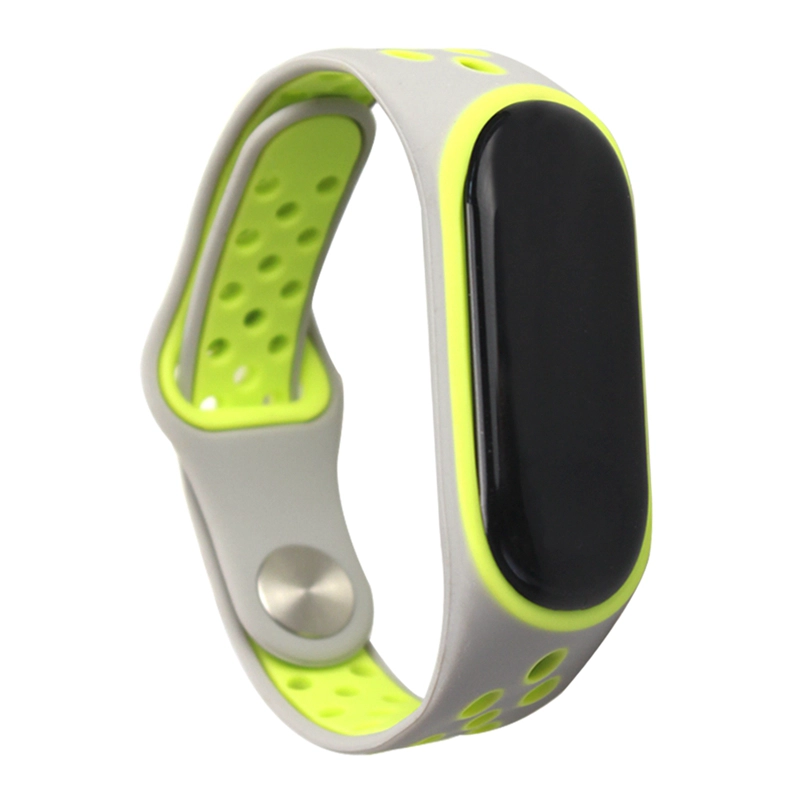 CBXM349 Doble color deportivo de silicona correa de muñeca para Xiaomi Mi Band 3 Correa