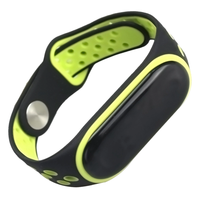 CBXM349 Doble color deportivo de silicona correa de muñeca para Xiaomi Mi Band 3 Correa