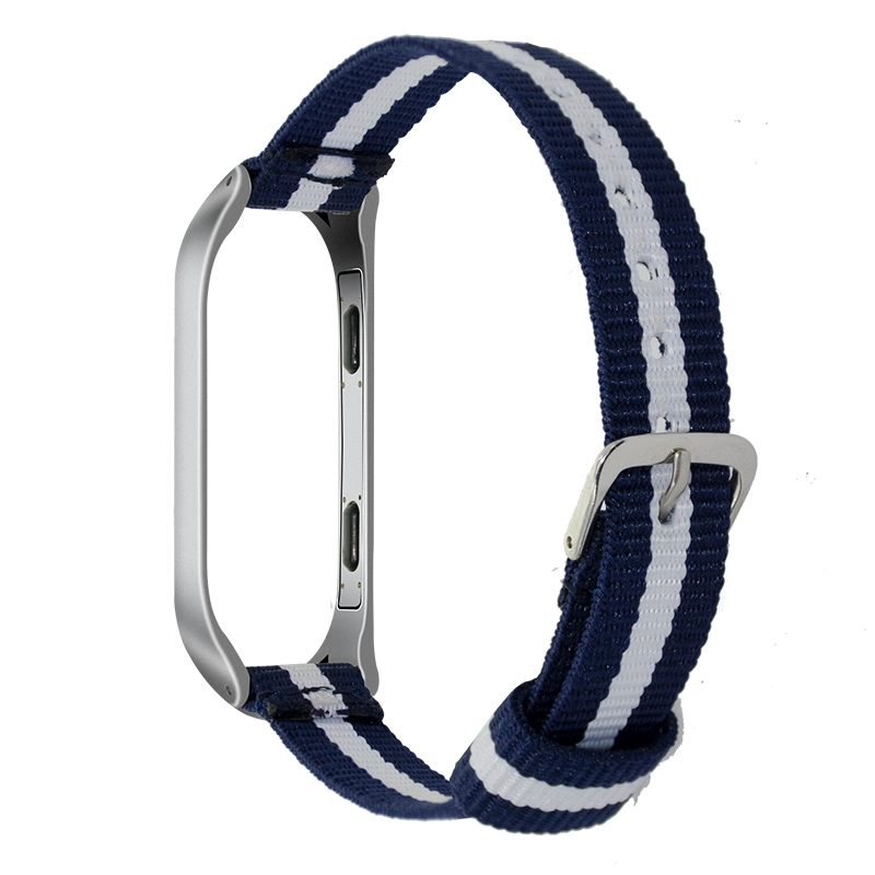 CBXM350 Sangle Nato Nylon sur mesure pour Xiaomi Mi Band 3 2