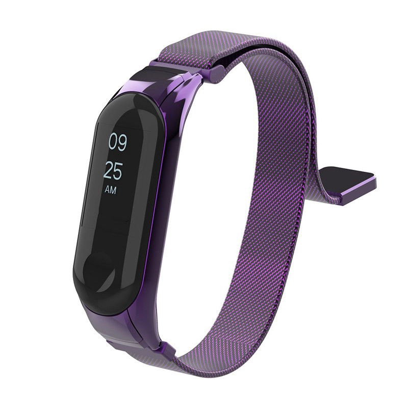 CBXM359 Bracelet milanais magnétique en boucle avec boucle milanaise pour bande 3 Xiaomi