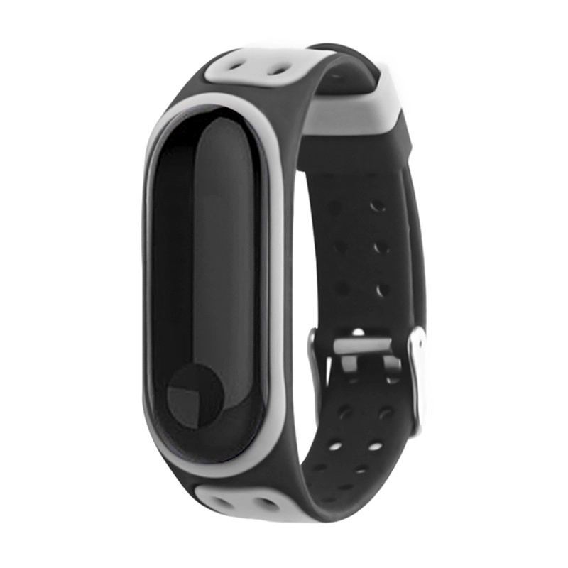 CBXM361 Trendybay Dual Colors Silicone Wristband Correa para Xiaomi Mi Band 3