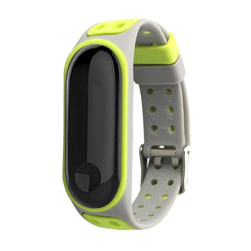 CBXM361 Trendybay Dual Colors Silicone Wristband Correa para Xiaomi Mi Band 3