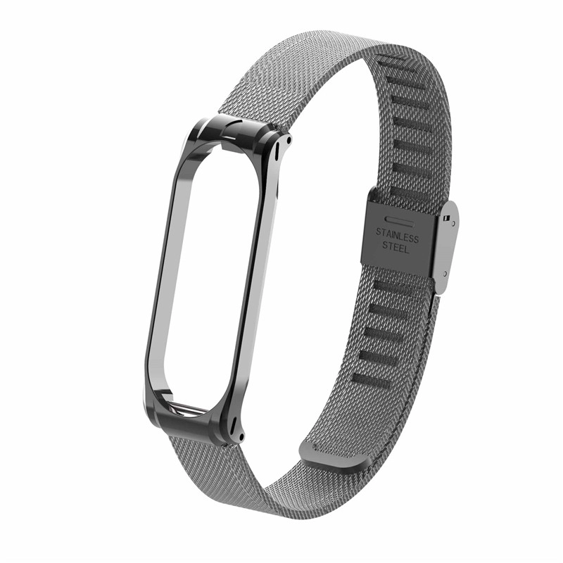 CBXM400 الذكية ووتش شبكة الفولاذ المقاوم للصدأ ووتش الشريط ل Xiaomi Mi Band 4