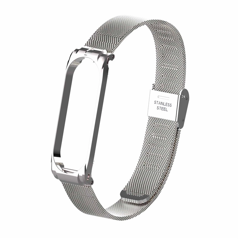 CBXM400 الذكية ووتش شبكة الفولاذ المقاوم للصدأ ووتش الشريط ل Xiaomi Mi Band 4