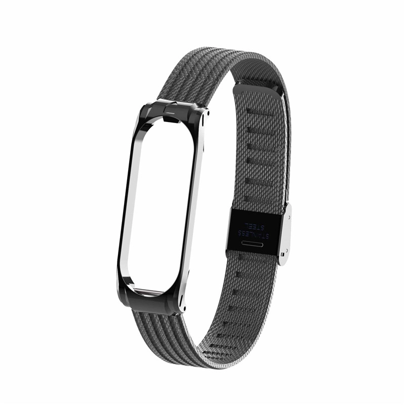 CBXM404 شبكة فاخرة الفولاذ المقاوم للصدأ المعصم ووتش الشريط ل Xiaomi Mi Band 4