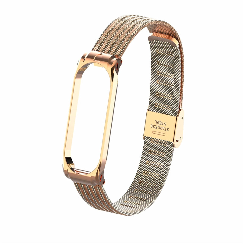 CBXM404 شبكة فاخرة الفولاذ المقاوم للصدأ المعصم ووتش الشريط ل Xiaomi Mi Band 4