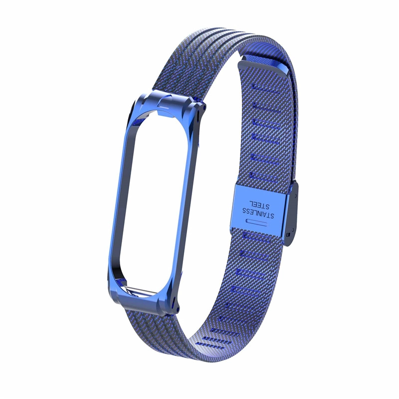 CBXM404 شبكة فاخرة الفولاذ المقاوم للصدأ المعصم ووتش الشريط ل Xiaomi Mi Band 4