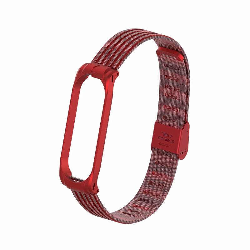 CBXM404 شبكة فاخرة الفولاذ المقاوم للصدأ المعصم ووتش الشريط ل Xiaomi Mi Band 4