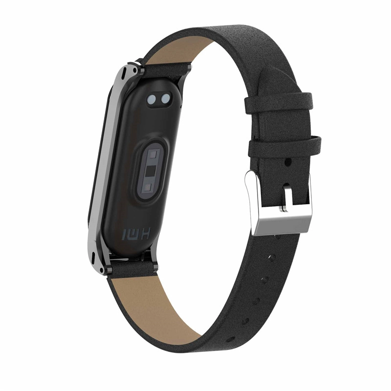 CBXM406 Красочный PU кожаный ремешок для часов для Xiaomi Mi Band 4 ремешок