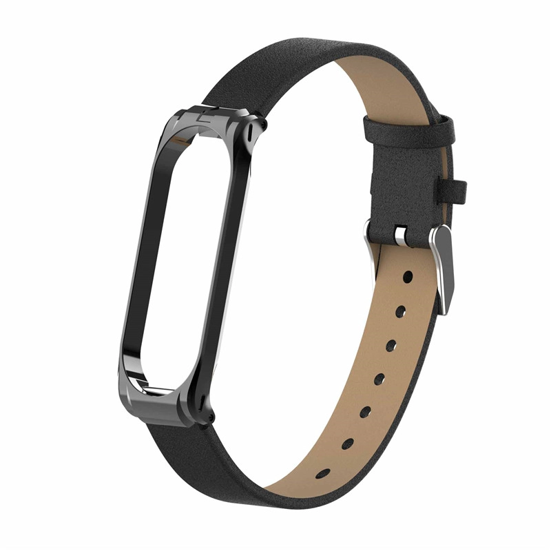 CBXM406 Красочный PU кожаный ремешок для часов для Xiaomi Mi Band 4 ремешок