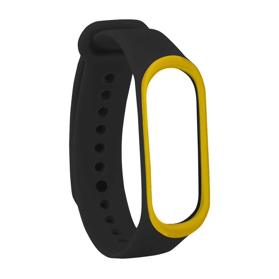 CBXM408 Correa de reloj de silicona de reemplazo de doble color para Xiaomi Band 4