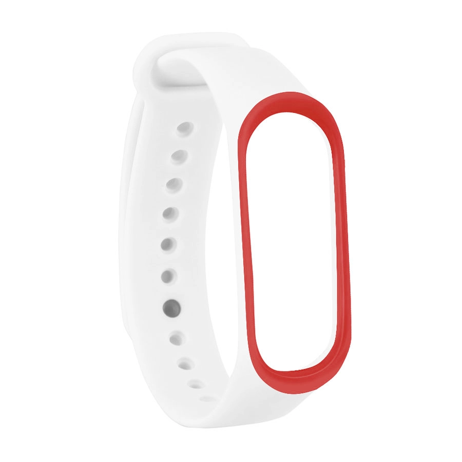 CBXM408 Correa de reloj de silicona de reemplazo de doble color para Xiaomi Band 4