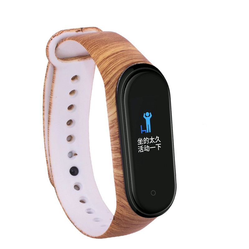 Banda de reloj de goma suave impresa aduana CBXM409 para la correa de Xiaomi Mi Band 4