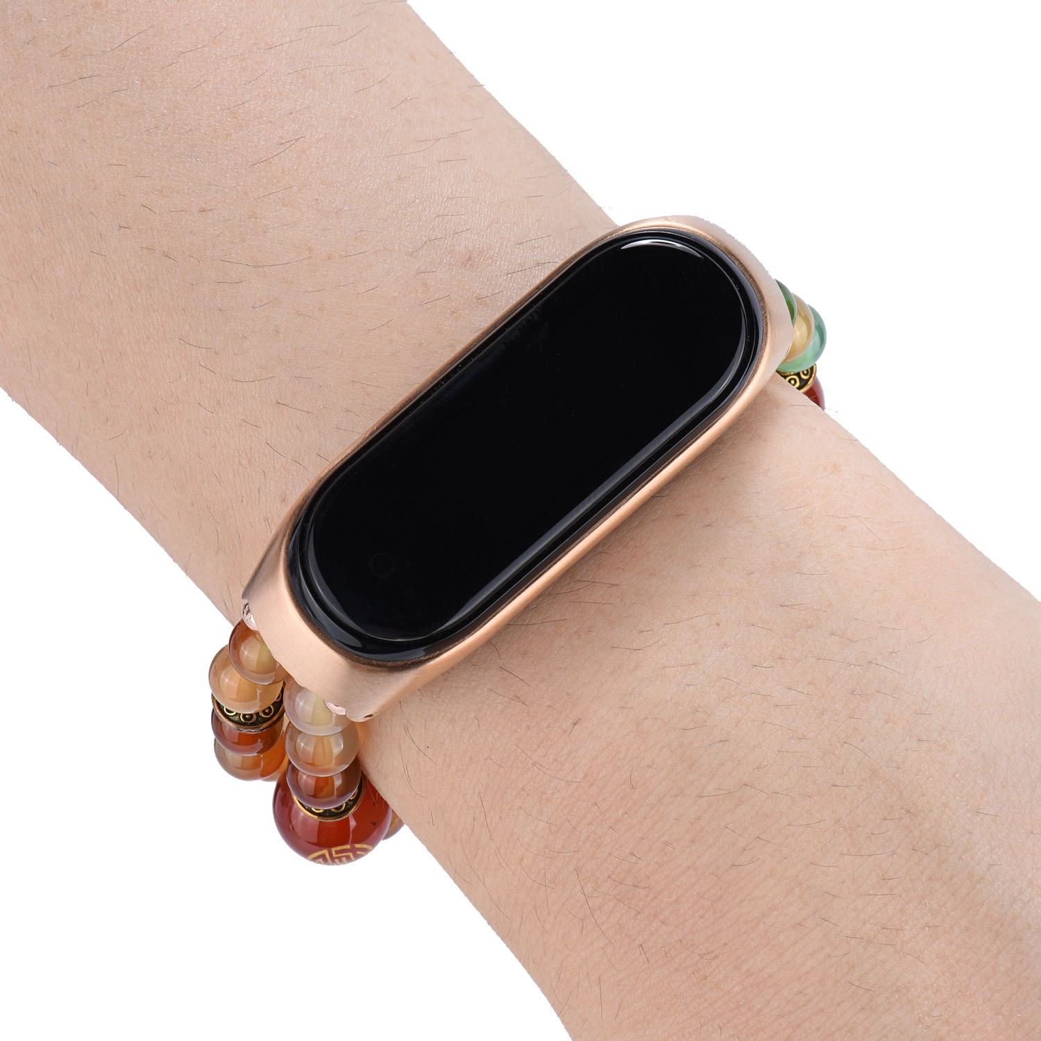 CBXM415 Luxury Jewelry Agete Beads Bracelet Strap For Mi Band 4