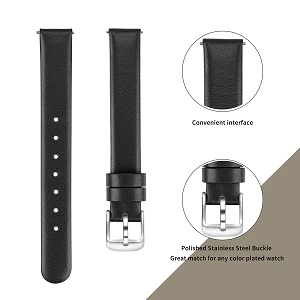 CBXM421 Xiaomi Mi Band 3 4 Smart Watch Leather Strap