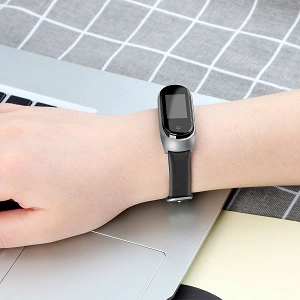 CBXM421 Xiaomi Mi Band 3 4 Smart Watch Leather Strap