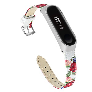 CBXM423 Skórzany pasek do zegarka dla Xiaomi Mi Band 4 3