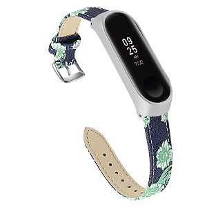 CBXM423 Skórzany pasek do zegarka dla Xiaomi Mi Band 4 3