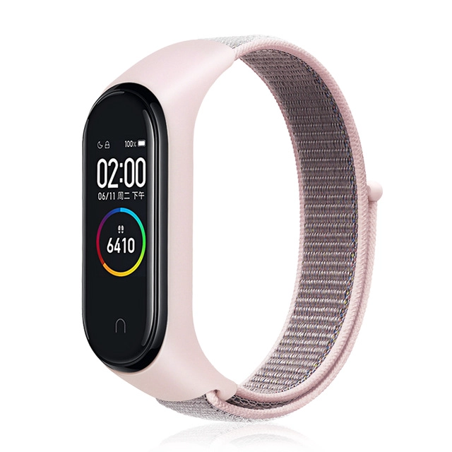 CBXM432 Woven Nylon Watch Band For Xiaomi Mi Band 5 4 3
