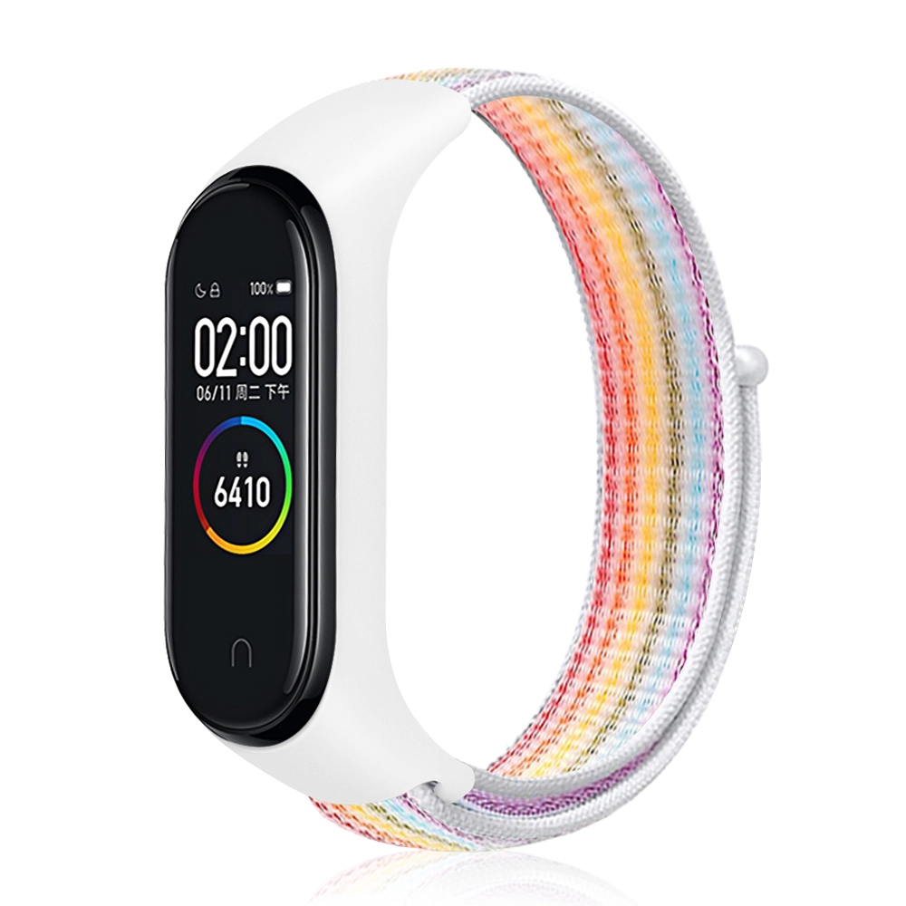CBXM432 Woven Nylon Watch Band For Xiaomi Mi Band 5 4 3