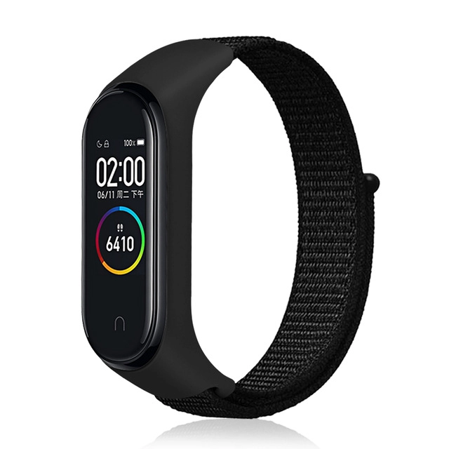 CBXM432 Woven Nylon Watch Band For Xiaomi Mi Band 5 4 3