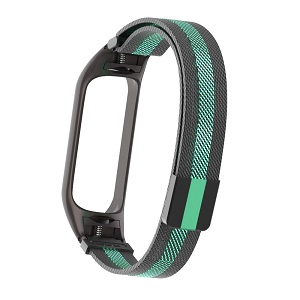 CBXM437 Cinturino per orologio in metallo con cinturino milanese per Xiaomi Mi band 4 3