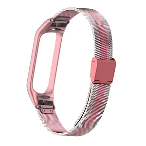 CBXM438 Correa de reloj inteligente de malla de acero inoxidable para Xiaomi Mi band 4 3