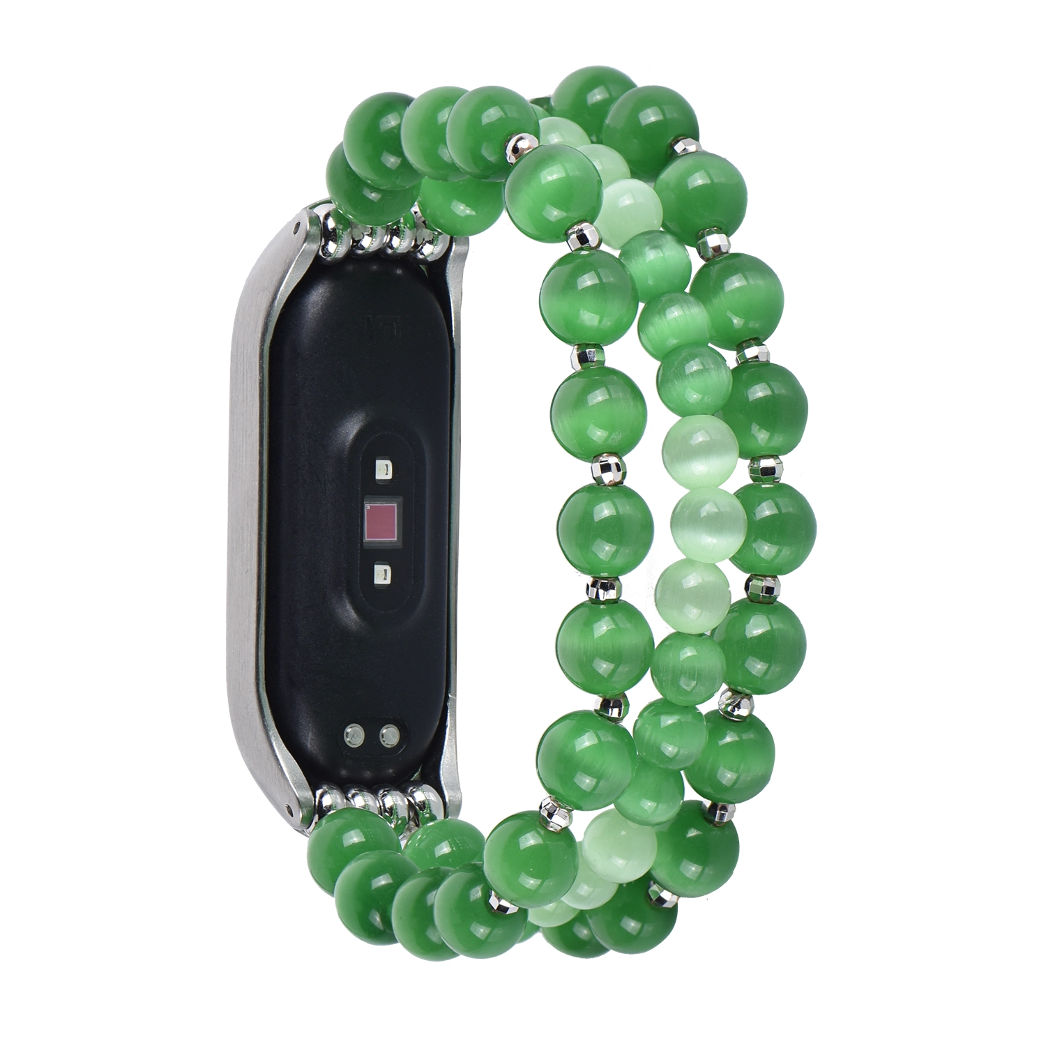CBXM445 Pulsera de reloj de pulsera de cuentas hechas a mano para Xiaomi Mi Band 4 3