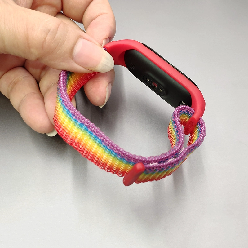CBXM501 Xiaomi Mi Band 5 팔찌 용 스포츠 루프 짠 나일론 스트랩
