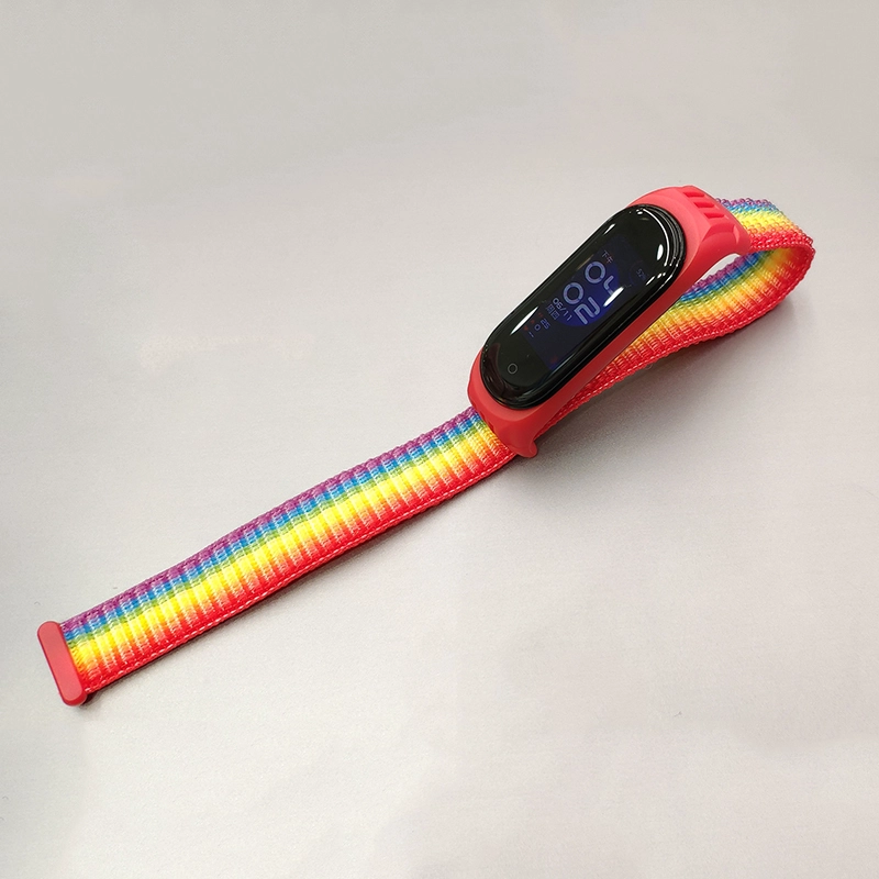 CBXM501 Xiaomi Mi Band 5 팔찌 용 스포츠 루프 짠 나일론 스트랩