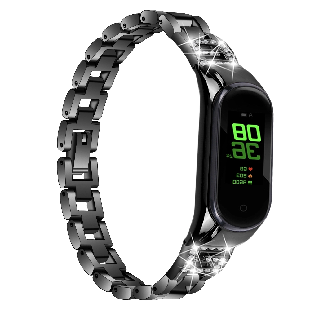 CBXM503 Strasslegierung Metall Uhr Armband für Xiaomi Mi Band 5