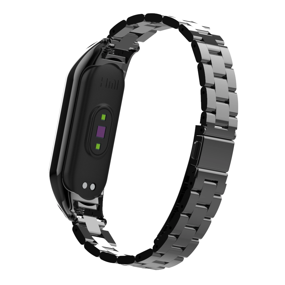CBXM512 Stały pasek zegarka ze stali nierdzewnej dla Xiaomi Band 6/5 SmartWatch